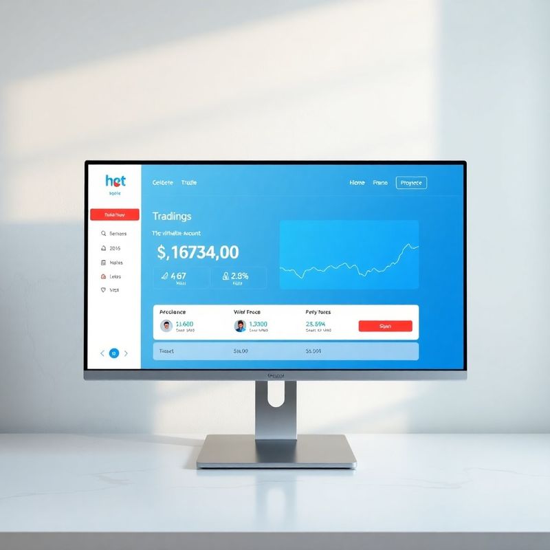 Vmesnik demo računa z virtualnim portfeljem
